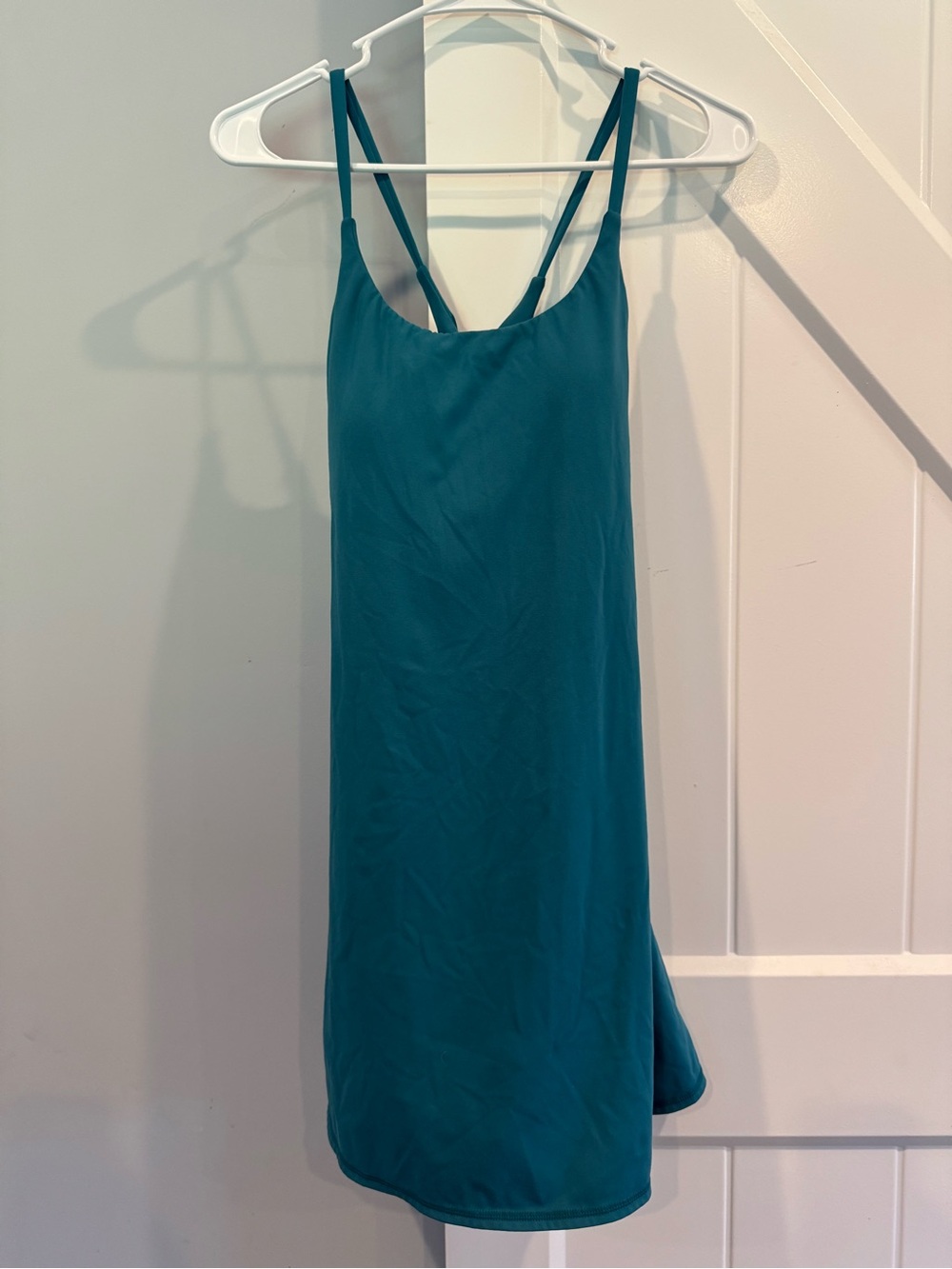 Halara Easy-Peasy Active Dress Teal Size Medium Built-In Shorts